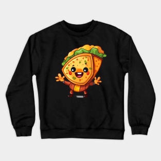 kawaii Taco cehees T-Shirt cute potatofood funny Crewneck Sweatshirt